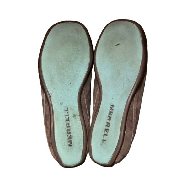 Merrell Wild Senna Brown Suede Slip-On Shoes Womens 8.5 Moccasin Style - Picture 7 of 12